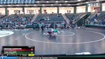160 lbs Semis & 3rd Wb (16 Team) - Grayson Carpenter, Arlington Martin vs Todd Mallory, Southlake Carroll