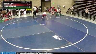 Champ. Round 1 - Cooper Painter, JWC vs Decker Lott, Morgan Wrestling Club