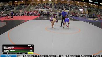 134 lbs Round 1 (4 Team) - Nolan Briels, Baker vs Sam Larsen, Hidden Valley