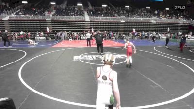 61 lbs Semifinal - Aiden Garcia, Heights WC vs Colton Oeltjenbruns, Green River Grapplers