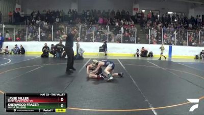 82 lbs Cons. Semi - Sherwood Frazer, Yale Jr Bulldogs vs Jayse Miller, Eaton Rapids Youth WC