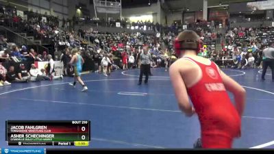 112 lbs Champ. Round 2 - Jacob Fahlgren, Tonganoxie Wrestling Club vs Asher Schechinger, Lynnville Sully Little Hawks