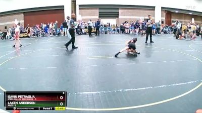 60 lbs Round 2 (6 Team) - Laken Anderson, Ares vs Gavin Petraglia, Steel Valley Renegades