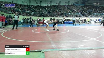 88 lbs Consi Of 32 #2 - Rhett Featherstone, Crossings Christian School vs Kory Pewitt, Westmoore Wresting