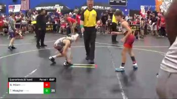 75 lbs Quarterfinals (8 Team) - Tyson Meagher, The Funky Singlets vs Benjamin Milam, Untouchables White