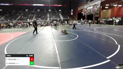 69 lbs Consi Of 4 - Elijah Reynolds, Windy City WC vs Hunter Wickam, Bear Cave WC