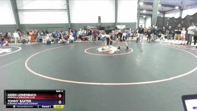 98 lbs Round 4 - Aiden Leinenbach, Peninsula Wrestling Club vs Tommy Baxter, Punisher Wrestling Company