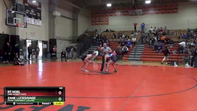 141 lbs Cons. Round 3 - RT Noel, Carl Albert State vs Zane Lucksavage, Colby Community College