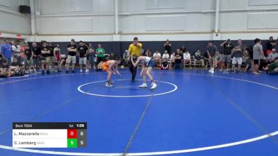 85 lbs Pools - Lucas Mazzarella, Rogue W.C. (OH) vs Cole Lemberg, Ares W.C. (MI)