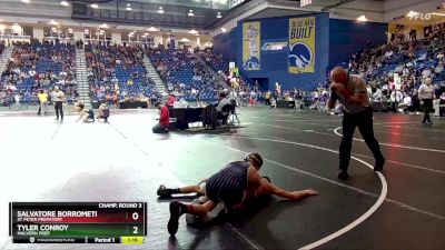 113 lbs Champ. Round 3 - Salvatore Borrometi, St Peter Prepatory vs Tyler Conroy, Malvern Prep