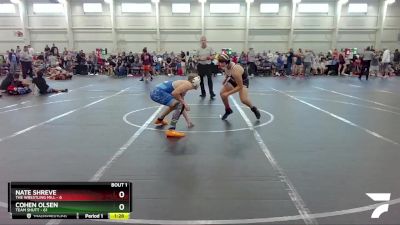 160 lbs Round 1 (6 Team) - Nate Shreve, The Wrestling Mill vs Cohen Olsen, Team Shutt