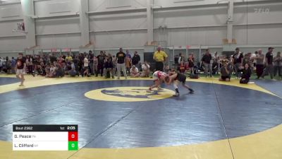 75-J lbs Round Of 32 - Gabe Peace, PA vs Landyn Clifford, NY