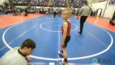 55 lbs Round Of 16 - Henry Wyrick, Wyandotte Youth Wrestling vs Ryder Shaw, Barnsdall Youth Wrestling