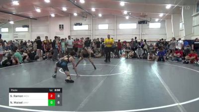 120 lbs Pools - Santana Ramon, Michigan Mayhem vs Nico Maisel, University Hawks W.A.