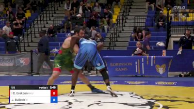 125 lbs Semifinal - Daniel Erekson, Air Force Regional Training Center vs Jacob Bullock, Indiana RTC