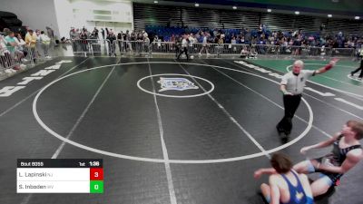 138 lbs Round Of 128 - Lucas Lapinski, NJ vs Simon Inboden, WV