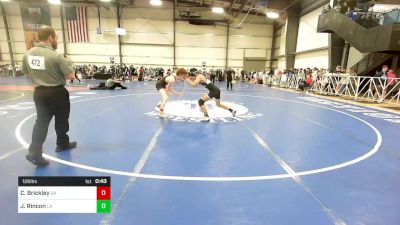 126 lbs Consi Of 64 #2 - Carter Brickley, GA vs Jose Rincon, LA