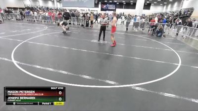 138 lbs Champ. Round 1 - Joseph Bernardi, Connecticut vs Mason Petersen, The Underground Wrestling Club