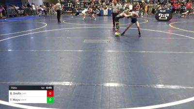 75 lbs Round Of 16 - Bucky Smith, OMP vs Thatcher Mays, Hampton