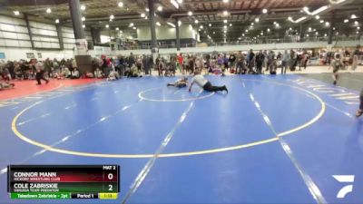 61 lbs Quarterfinal - Connor Mann, Hickory Wrestling Club vs Cole Zabriskie, Virginia Team Predator