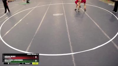 150 lbs Cons. Round 3 - Aidan Boex, Minnesota vs Brayden Linsmeier, Minnesota