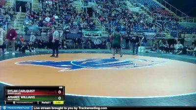 285 lbs Semifinal - Amaree Williams, West Fargo vs Dylan Carlquist, Fargo Davies