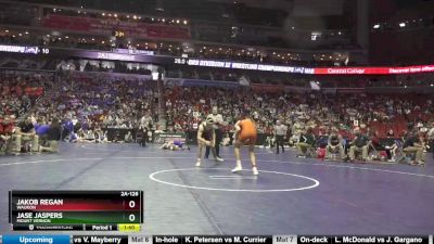 2A-126 lbs Quarterfinal - Jase Jaspers, Mount Vernon vs Jakob Regan, Waukon