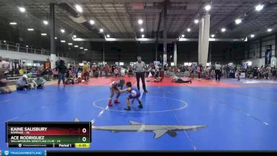 55 lbs Semifinal - Kaine Salisbury, Rampage vs Ace Rodriguez, Williamsburg Wrestling Club