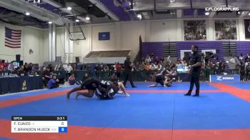 FRANCISCO CUNEO vs TODD BRANDON MUECKENHEIM 2019 Pan IBJJF Jiu-Jitsu No-Gi Championship