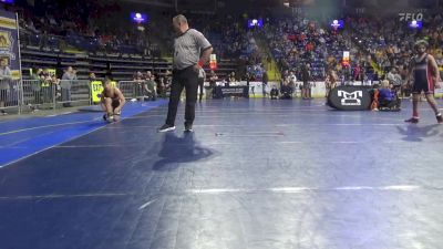 105 lbs Quarterfinal - Owen Wysocki, Southwestern vs Brady Valentine, New Brighton