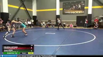 106 lbs Round 3 (6 Team) - Dani Kron, Western Iowa Alpacas vs Mileena Notaro, Nebraska Vipers Red