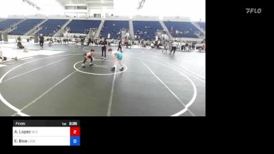 95 kg Final - Andres 'Rambo' Lopez, Wlv Jr Wrestling vs Eric Bice, Legends Of Gold Las Vegas