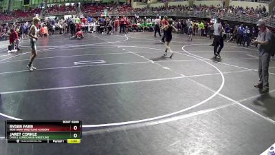 100 lbs Champ. Round 2 - Ryder Parr, Iron Hawk Wrestling Academy vs Jaret Corkle, O`Neill Leprechaun Wrestling