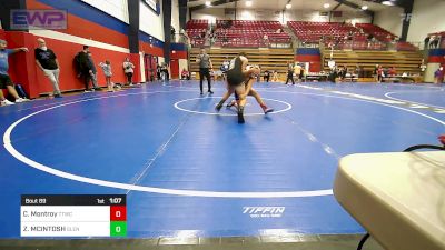 130 lbs Final - Chase Montroy, Team Tulsa Wrestling Club vs ZA MCINTOSH, Glenpool Warriors