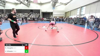 162-H lbs Round Of 64 - Konrad Haugeto, Hopewell Valley vs Hayden Wheeler, Cape Henlopen