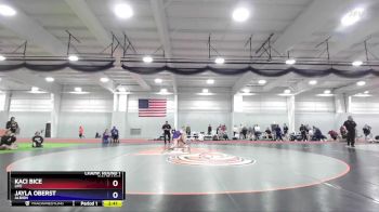 116 lbs Champ. Round 1 - Jayla Oberst, Albion vs Kaci Bice, Life