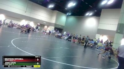 120 lbs Round 4 (16 Team) - Braydon Mitchell, Social Circle vs John Davis, Fuzzy Bees