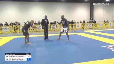 MARCOS MACIEL DE OLIVEIRA vs MARCUS VINICIUS DE SOUZA RAMOS 2020 IBJJF Pan No-Gi Championship