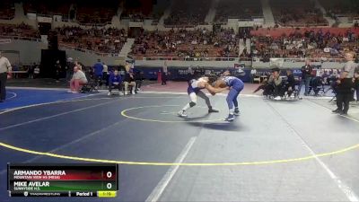 D1-165 lbs Semifinal - Mike Avelar, Sunnyside H.S. vs Armando Ybarra, Mountain View Hs (Mesa)