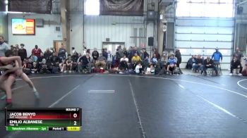 92 lbs Round 7 (8 Team) - Emilio Albanese, TSB vs Jacob Benyo, Mat Assassins
