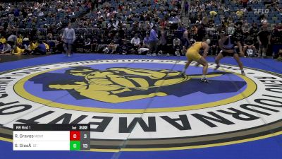 157 lbs Rr Rnd 1 - Ryan Graves, Montana State Northern University vs Slade DiasÂ, St. Ambrose University