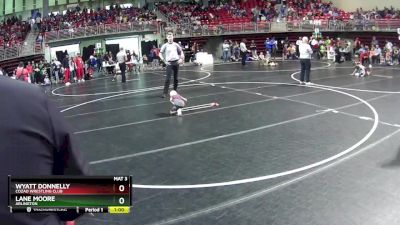 45 lbs Cons. Round 3 - Lane Moore, Arlington vs Wyatt Donnelly, Cozad Wrestling Club