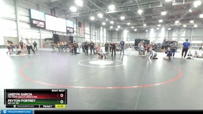 66-69 lbs Round 1 - Peyton Portrey, Big Cat WC vs Jaedyn Garcia, Tri-Town Bullyz Wrestling