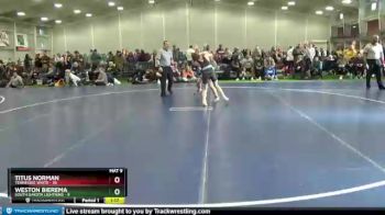 115 lbs Round 1 (6 Team) - Titus Norman, Tennessee White vs Weston Bierema, South Dakota Lightning