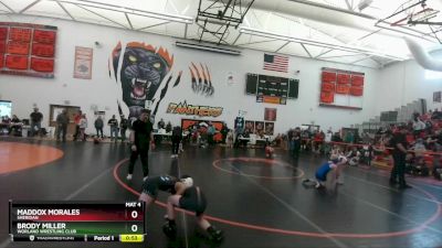 71 lbs Cons. Semi - Brody Miller, Worland Wrestling Club vs Maddox Morales, Sheridan