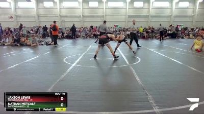 130 lbs Round 4 (6 Team) - Jaxson Lewis, The Wrestling Mill vs Nathan Metcalf, Dayton Bandits