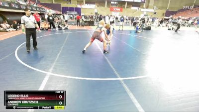 132 lbs Champ. Round 2 - Andrew Krutzsch, Colorado vs Legend Ellis, Threestyle Wrestling Of Oklahoma