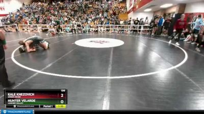 138 lbs Quarterfinal - Hunter Velarde, Lander Valley vs Kale Knezovich, Green River