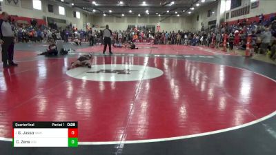 60 lbs Quarterfinal - Gabriel Jasso, No Nonsense Wrestling vs Cason Zens, Legends Of Gold