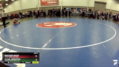 97 lbs Semifinal - Brayden Biggs, Clinic Wrestling FXBG vs Flynn Arnestad, Legend Wrestling Club